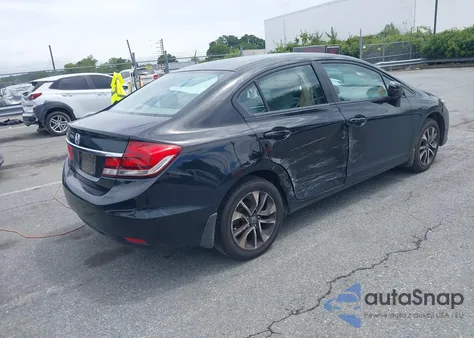 2015 Honda Civic Ex из США, поврежденный, VIN 2HGFB2F85FH500321